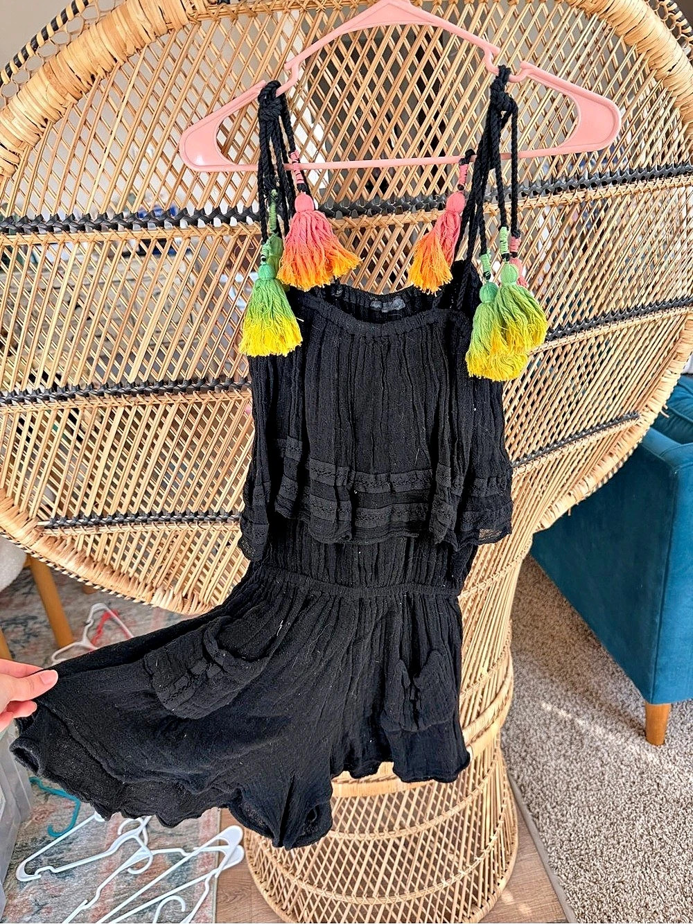 Jen’s Pirate Booty Tassel Romper
